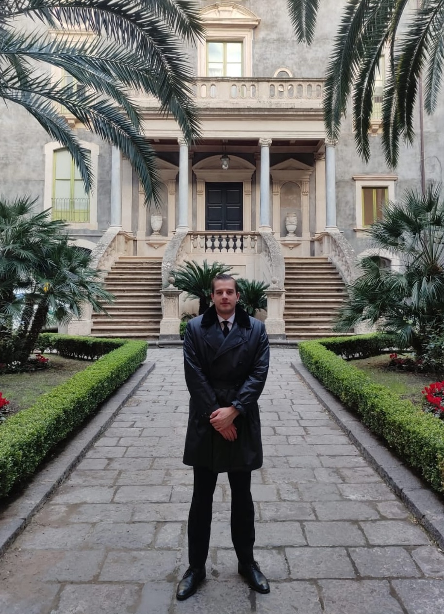 Jeremy Space during legal traineeship at Avvocatura di Ateneo, University of Catania
